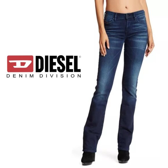 Diesel Bootzee Bootcut Jeans, Made in Italy - Picture 1 of 8